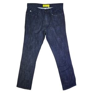 Enjoi Slim Straight Jeans Mens 36 Indigo Blue Skate Panda Logo Denim Pants